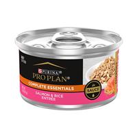 Purina Pro Plan Complete Essentials Salmon &amp; Rice Entree in Sauce Wet Cat Food 3 oz.