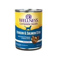 Wellness&#174; Venison &amp; Salmon Stew with Potatoes &amp; Carrots Wet Dog Food 12.5 oz. 94016