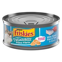 Friskies Tasty Treasures Prime Filets With Ocean Fish &amp; Tuna 99879
