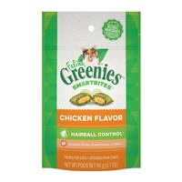 Feline Greenies Smartbites Chicken Flavor Hairball Control  I021404b