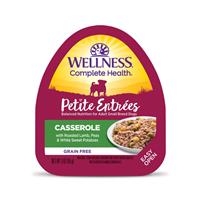 Wellness Petite Entrees Casserole Roasted Lamb, Peas &amp; Sweet Potatoes Dog Food 3oz Tub I007364