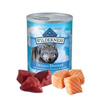 Blue Wilderness Denali Dinner with Wild Salmon, Venison &amp; Halibut 12.5 oz. I011505