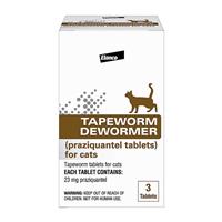 Elanco Tapeworm Dewormer for Cats 3 pk.