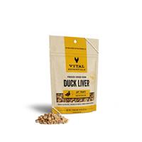 Vital Essentials Freeze Dried Cat Duck Liver .9 oz.  I013619