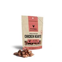 Vital Essentials Freeze Dried Cat Chicken Hearts .8oz I013624