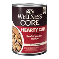 Wellness CORE Hearty Cuts Beef &amp; Venison Dog Food 12.5oz Can I013713