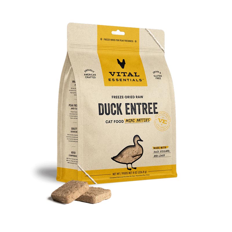 Vital Essentials Feline Freeze Dried Mini Patties Turkey 10.5oz I013961