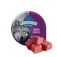 Blue Buffalo Wilderness Beef Grill Trail Tray Dog Food 3.5oz