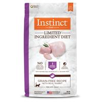 Instinct Limited Ingredient Diet Grain-Free Recipe with Real Rabbit Dry Cat Food 4.5 lbs