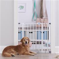 Carlson Extra Wide Walk Thru Gate with Small Pet Door I015643