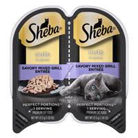 Sheba Perfect Portions Cuts Savory Mixed Grill 2pk I016149