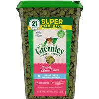 Feline Greenies Dental Treats Savory Salmon 21 oz I017060