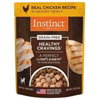 Instinct Healthy Cravings Grain Free Dog Meal Topper Pouch Chicken 3oz I017301