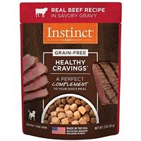 Instinct Healthy Cravings Real Beef &amp; Gravy Pouch  I017302