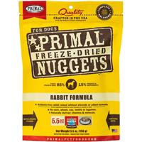 Primal Freeze-Dried Nuggets for Dogs Rabbit Formula 5.5 oz