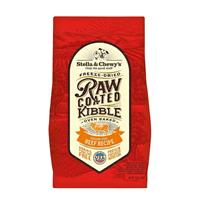 Baked Raw Coated Beef Stella and Chewy&#39;s Kibble 3.5 lbs I017852