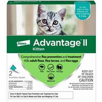 Advantage II Flea Topical for Kittens 2 pk I017861