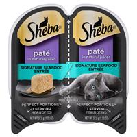 Sheba Perfect Portions Premium Pate Signature Seafood Entree 2pk I018362