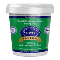 Stewart Pro-Treat 100% Duck Liver Freeze Dried 3 oz. I018877