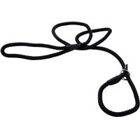 Coastal Black Rope Slip Leash 1/2&quot; X 6&#39; I019003
