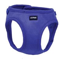 Coastal Li&#39;l Pals Blue Microfiber Dog Harness I019068b