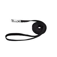 Coastal Li&#39;l Pals Black Microfiber Dog Leash 3/8&quot; X 6&#39; I019072
