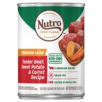 Nutro Premium Loaf Tender Beef, Sweet Potato &amp; Carrot Recipe 12.5 oz I019508