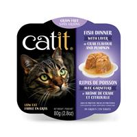 Catit Fish Dinner with Layer of Crab Flavor and Pumpkin 2.8 oz. I019773