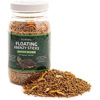 Fluker&#39;s Floating Frenzy Sticks Buffet Blend Aquatic Turtle Food 6oz I020140