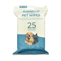 Multipet Pet Toweletts for Eye, Ear, &amp; Sensitive Area Wipes  I020542b