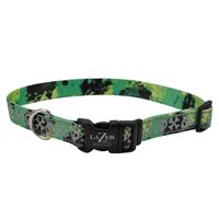 Coastal Lazer Brite Lime with Skulls Patterned Collar I020938