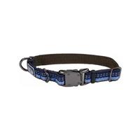 Coastal K9 Explorer Sapphire Reflective Adjustable Dog Collar 5/8&quot; X 10&quot;-14&quot; I021023