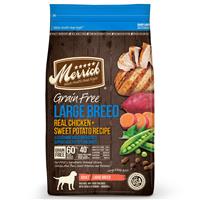 Merrick Grain-Free Large Breed Real Chicken &amp; Sweet Potato Recipe 22 Lbs. I021128