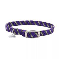 Coastal ElastaCat Purple Reflective Safety Stretch Collar 3/8&quot; x 10&quot; I021552