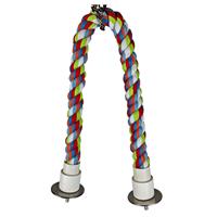 A&amp;E Cage Company Happy Beaks Small Cotton Cable Perch I021608