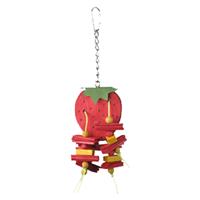 A&amp;E Cage Comapny Happy Beaks Small Strawberry Bird Toy I021610