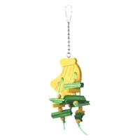 A&amp;E Cage Company Happy Beaks Small Banana Bird Toy  I021611