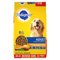 Pedigree Dry Dog Food Adult Roasted Chicken, Rice, &amp; Vegetable Flavor I021882