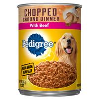 Pedigree Chopped Ground Dinner with Beef I021886