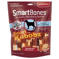 SmartBones Smart Kabobz Dog Chews Vegetable &amp; Chicken 12pk I021950