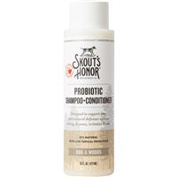 Skout&#39;s Honor Probiotic Shampoo + Conditioner with Avocado Oil Dog of The Woods (Sandalwood Vanilla) 16 oz. I021967