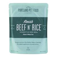Rosie&#39;s Beef N&#39; Rice 9oz Meal Pouch  I021970