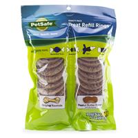 PetSafe Busy Buddy Peanut Butter &amp; Rawhide Treat Refill Rings Size C I022228