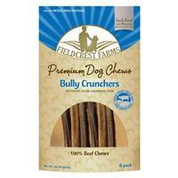 Fieldcrest Farm Premium Dog Chews Bully Crunchers 6pk I022233