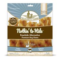 Fieldcrest Farms Nothin&#39; To Hide Rawhide Alternative Flip Chips Beef 8pk I022238