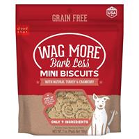 Cloud Star Wag More Bark Less Mini Biscuits with Turkey &amp; Cranberry 7 oz I022268