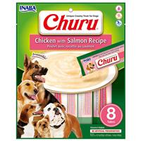 Inaba Churu Chicken with Salmon Recipe Treat for Dogs 8 count I022349