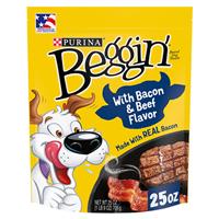 Purina Beggin with Bacon &amp; Beef Flavor Dog Treats 25 oz. I022420