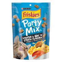 Friskies Party Mix Lobster &amp; Mac &#39;N&#39; Cheese Cat Treats 6 oz. I022423