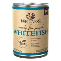 Wellness 95% Whitefish Natural Grain Free Wet Dog Food 13.2 oz. I022437